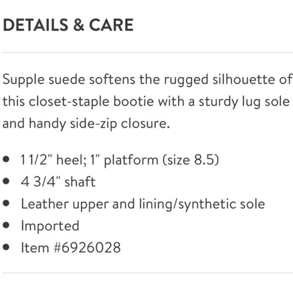 Madewell Calvin Lug Commuter Nubuk Coastal Granite Gray Leather Ankle Boots Sz 8 - Picture 5 of 13